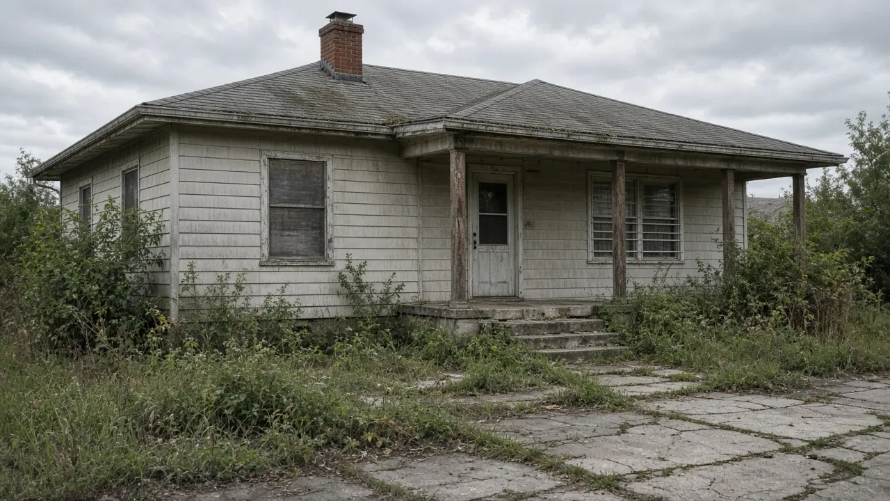 Vacant distressed house, bought as-is by HomeCashOffer